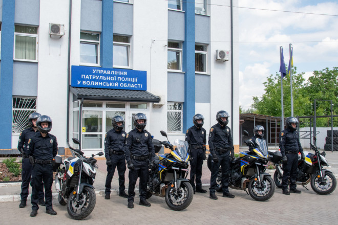 Мотопатруль стартував у Луцьку та Ковелі