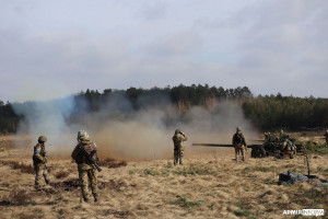 На Волині воїни ТрО тренуються палити групові та одиночні цілі противника - Фото 1